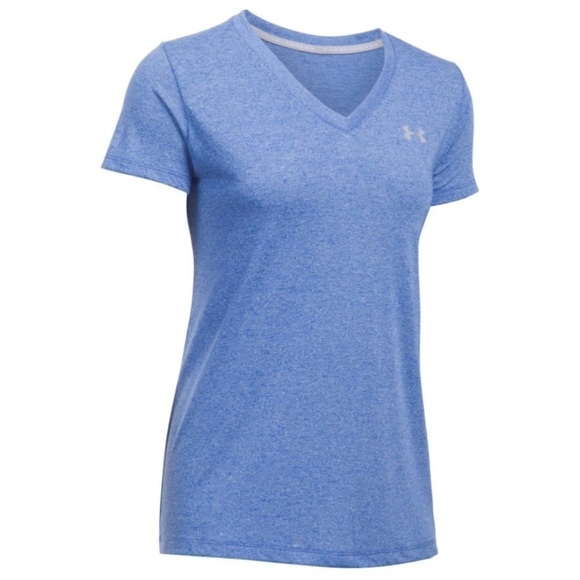 #106 Under Armour Threadborne Train Tech Twist Active Workout V-Neck T-Shirt - Picture 3 of 5